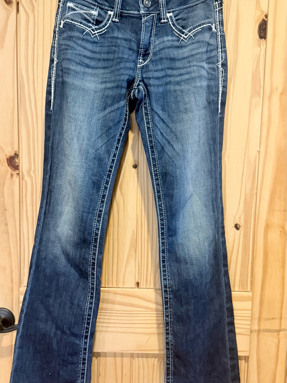 Ariat Women's Dark Blue Wide Leg Jeans